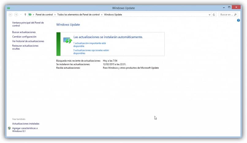 Disable updates in Windows 7