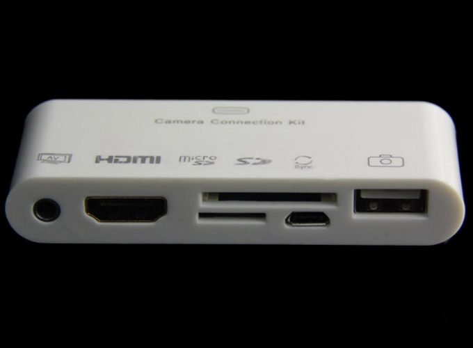 Cómo conectar una memoria USB o un teclado al iPad mediante el Camera Connection Kit