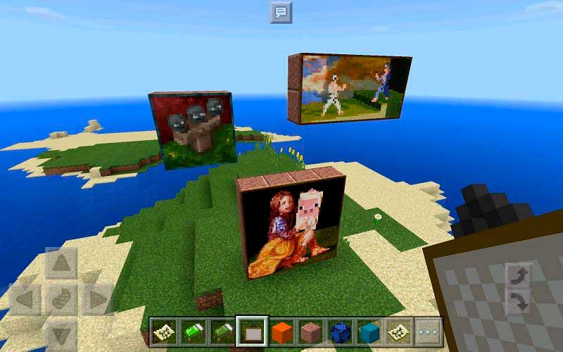 How to create frames and paintings in Minecraft