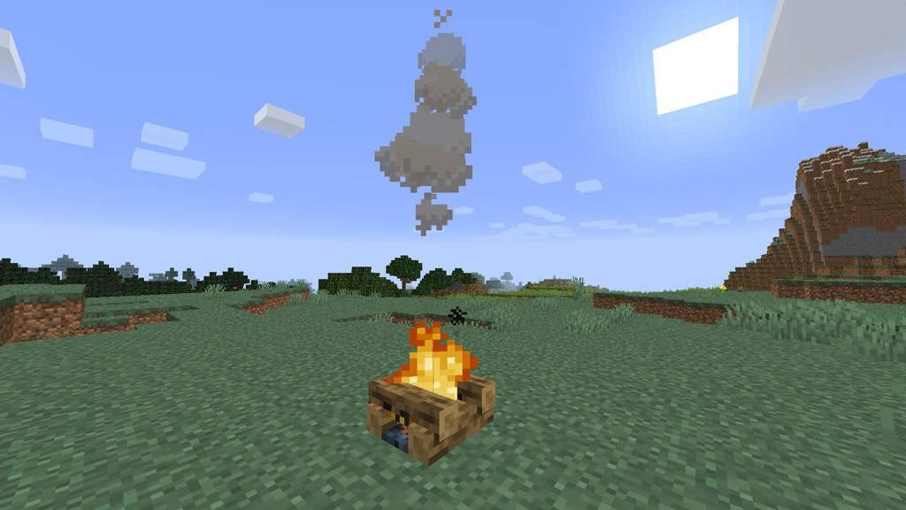 rozdělat oheň v minecraftu