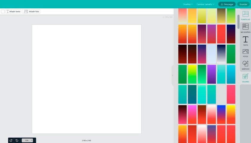 How to make a gradient in Canva