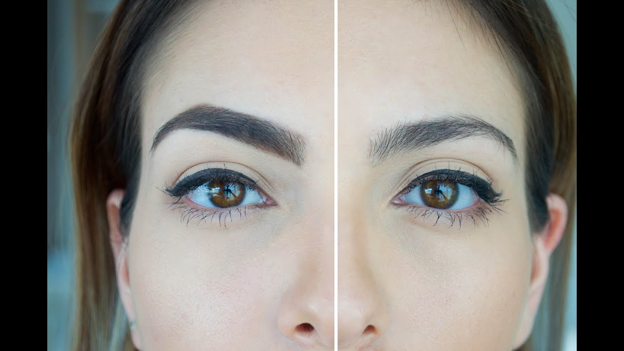 How to make up bushy eyebrows?