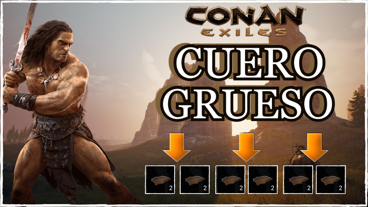 Hur får man läderskinn i Conan Exiles?